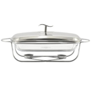 Brytfanna szklana z podgrzewaczem 2L Longa